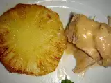 Receita Filé mignon suíno e abacaxi na manteiga
