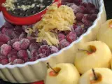 Receita Crumble de maçã e framboesas com aveia