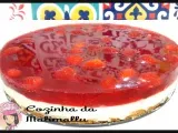 Receita Torta de padaria espelhada de morango