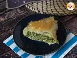 Torta de espinafre grega, a spanakopita