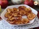 Receita Chips de maçã e canela na air fryer