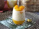 Receita Sagu de manga com leite condensado: cremoso, tropical e irresistível