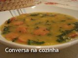 Receita Sopa creme batata baroa ( mandioquinha)