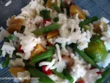 Receita Salada de arroz com batata doce e legumes