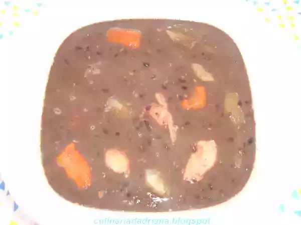 Receita Feijoada de frango e legumes