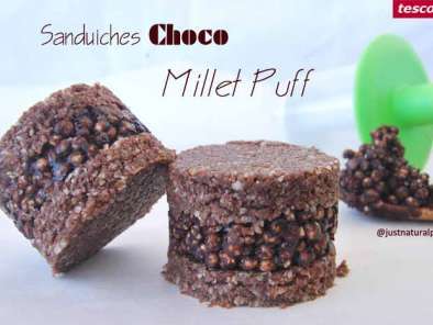 Receita Sanduiches choco millet puff