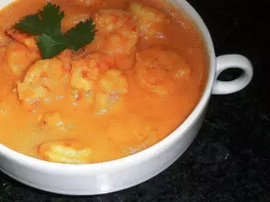 Receita Camarão ao curry