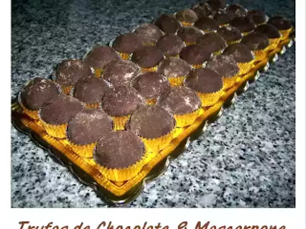 Receita Trufas de chocolate & mascarpone