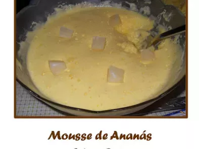Receita Mousse de ananás