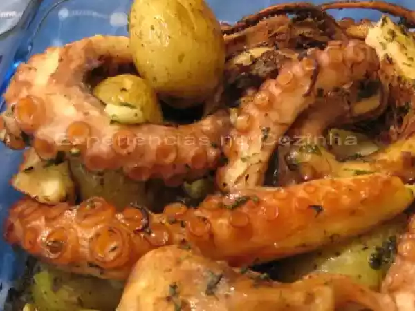 Receita Polvo à lagareiro com batata a murro