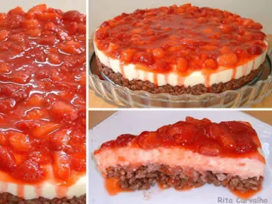 Receita Cheesecake de morango