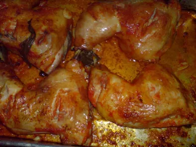 Pernas de frango no forno