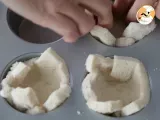 Passo 1 - Croc'Muffin de queijo, fiambre e ovo