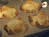 Passo 5 - Croc'Muffin de queijo, fiambre e ovo