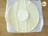 Passo 1 - Folhado de camembert, presunto e cebola