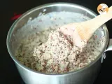Passo 4 - Risoto/Risotto de quinoa com champignons Vegano