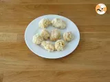 Passo 3 - Croquetes de macarrão com fiambre e queijo