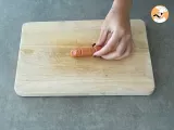 Passo 3 - Hot Dog de dedos de salsichas (Halloween)
