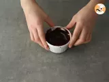 Passo 1 - Bolo de chocolate com pera (fondant)