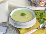 Passo 4 - Sopa de alho poró francês, leite de coco e caril (curry)
