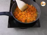 Passo 1 - Medalhões de lentilha vermelha e cenoura