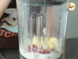 Passo 2 - Milkshake de morango e baunilha