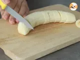Passo 1 - Batido de banana (vegan)