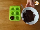 Passo 1 - Pirulito para chocolate quente: chocolate amargo + marshmallow
