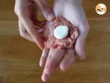 Passo 3 - Almôndegas de carne recheada com mozzarella