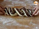 Passo 7 - Brioche babka (pão doce de chocolate e avelãs)