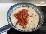 Passo 5 - Risotto Alla 'Nduja, o arroz com linguiça e salame italiano