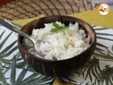 Passo 5 - Como fazer arroz com leite de coco?