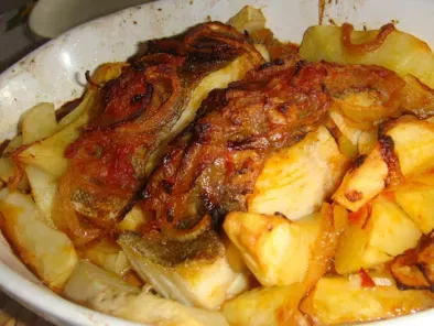 Bacalhau no Forno com Cebolada de Tomate Frito - foto 2