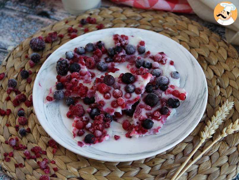 Barra congelada de iogurte e frutas vermelhas - foto 4