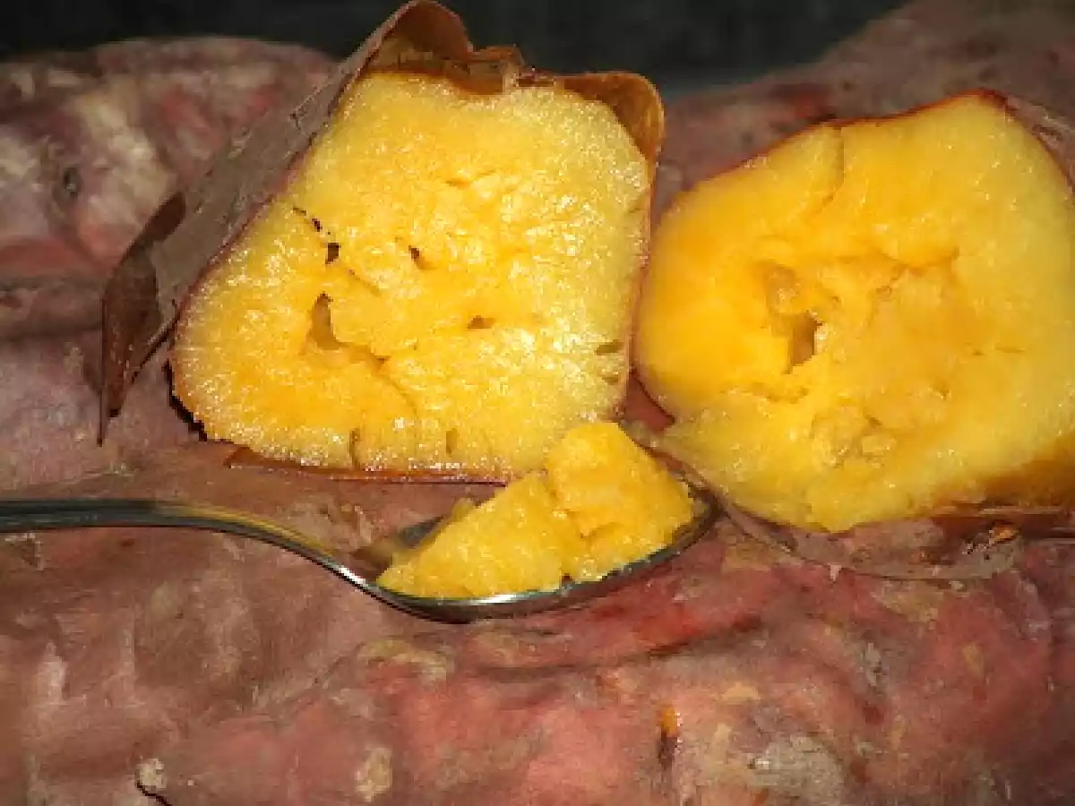 BATATA DOCE ASSADA