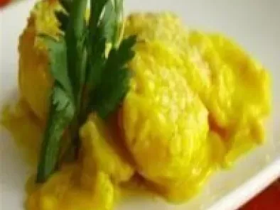 Batatas ao molho curry