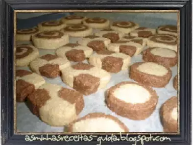 Biscoitos de Baunilha e Chocolate
