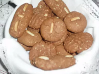 Biscoitos de Chocolate com Amêndoa