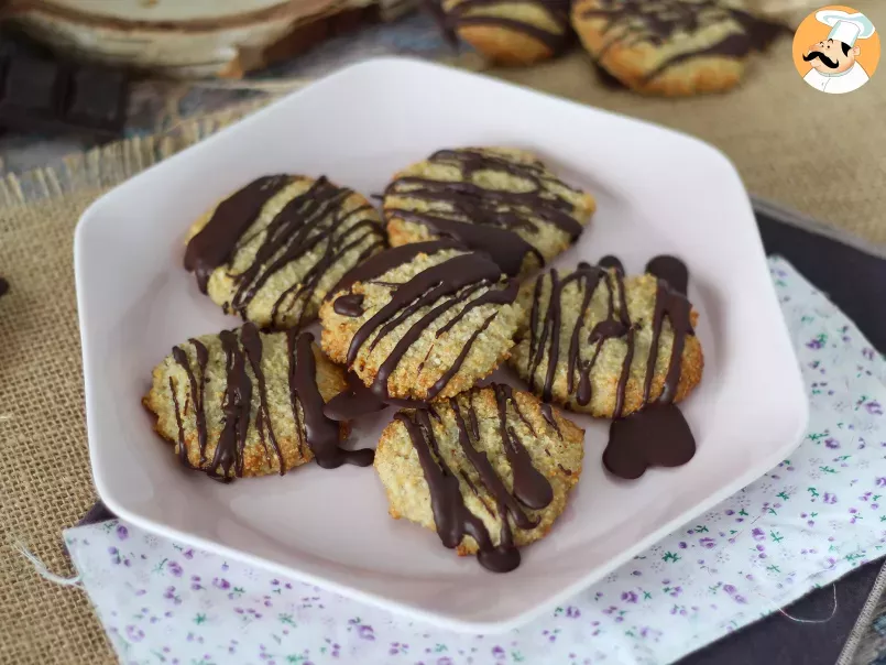 Biscoitos de okara (de aveia) e chocolate - foto 3