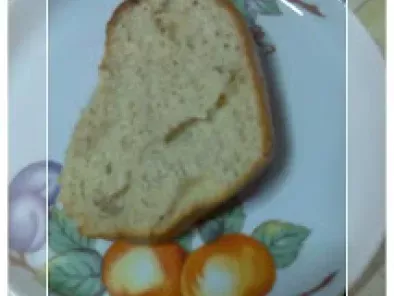 Bolo pão de ló de maçã e canela