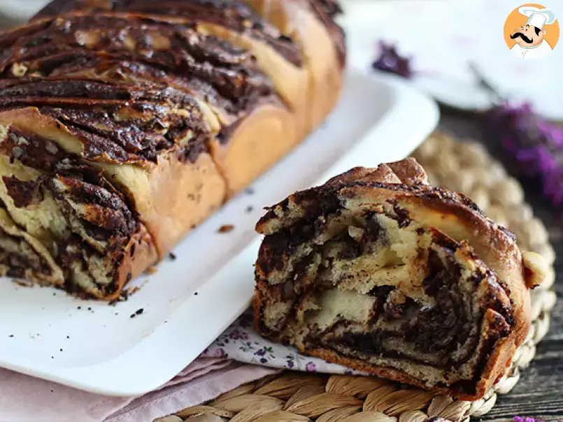 Brioche babka (pão doce de chocolate e avelãs) - foto 2