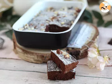Brownie no microondas (bolo de chocolate ultra rápido), foto 3