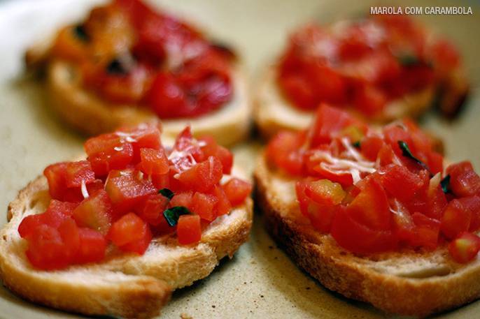 Bruschetta De Tomate Receita Petitchef