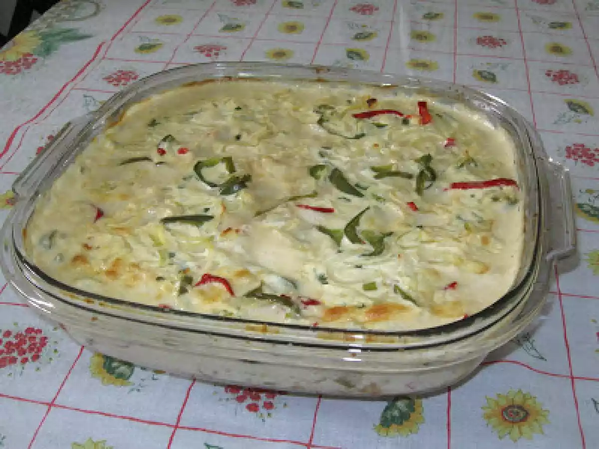 CAÇÃO AO MOLHO DE LEITE DE COCO E REQUEIJÃO AO FORNO (Receita do cunhado)