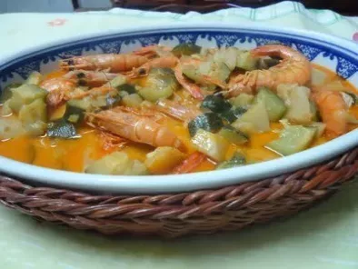 Caril de legumes com camarão - foto 2