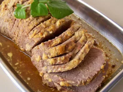 Carne Assada com Manteiga de Mostarda L'Ancienne