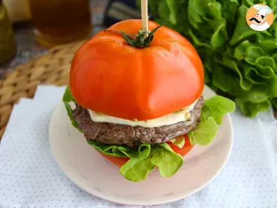 Cheeseburger de tomate