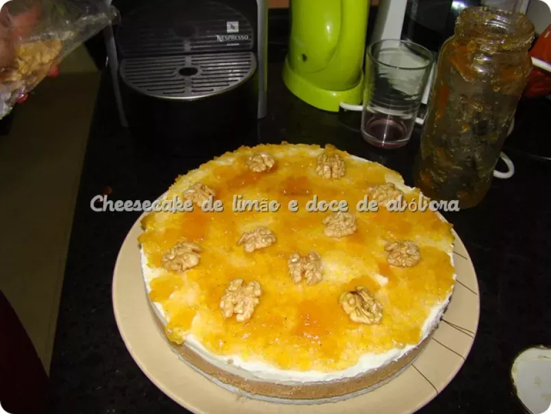 Cheesecake de limão e doce de abóbora - foto 2