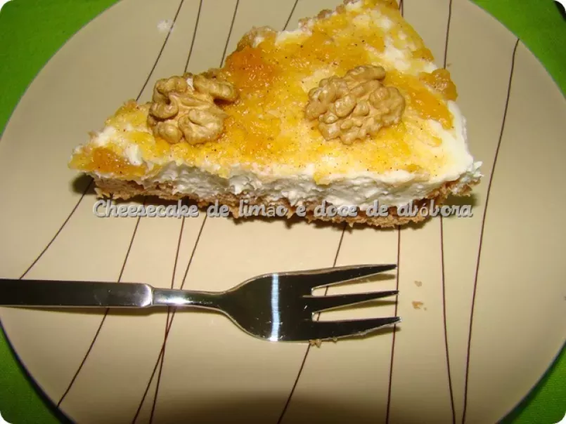 Cheesecake de limão e doce de abóbora - foto 3
