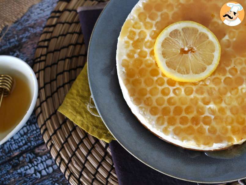 Cheesecake de limão e mel (sem cozimento)